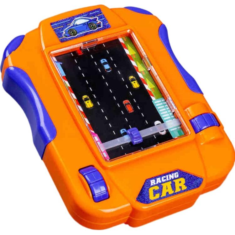 Children's handheld racing game console, kindergarten gift, obstacle course adventure simulation racing, parent-child toy